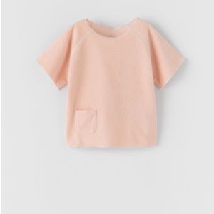 Zara Kids Terrycloth Shirt NWT Pocket Tee Shirt